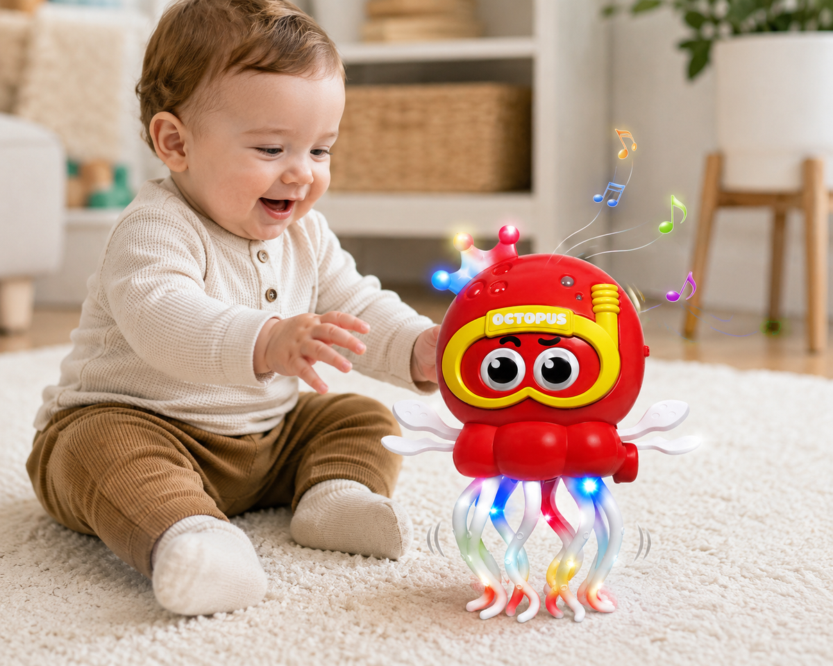 ππΆ Dancing Musical Octopus β Letβs Rock & Play!