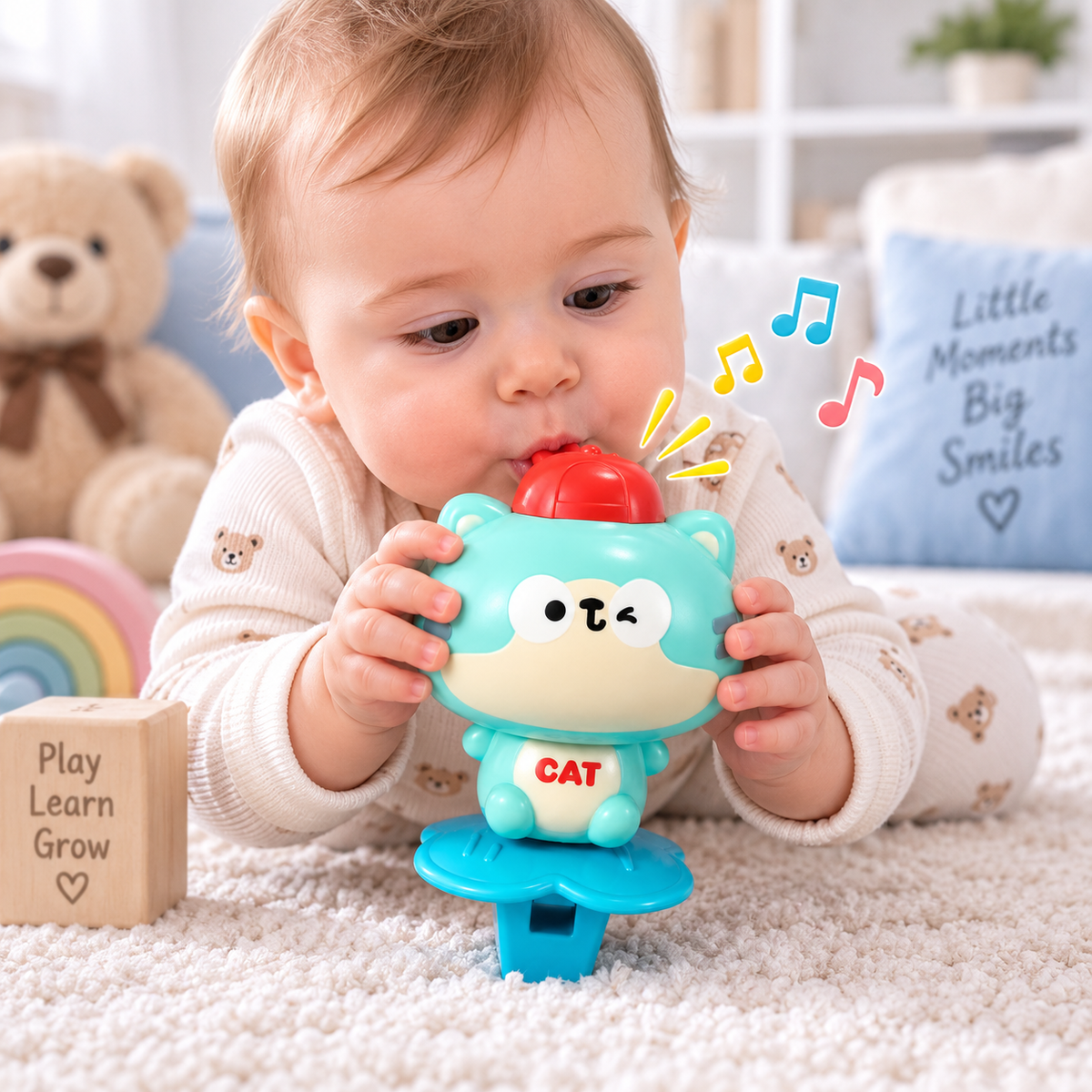 Whistle Baby’s Playmate – Musical Cat