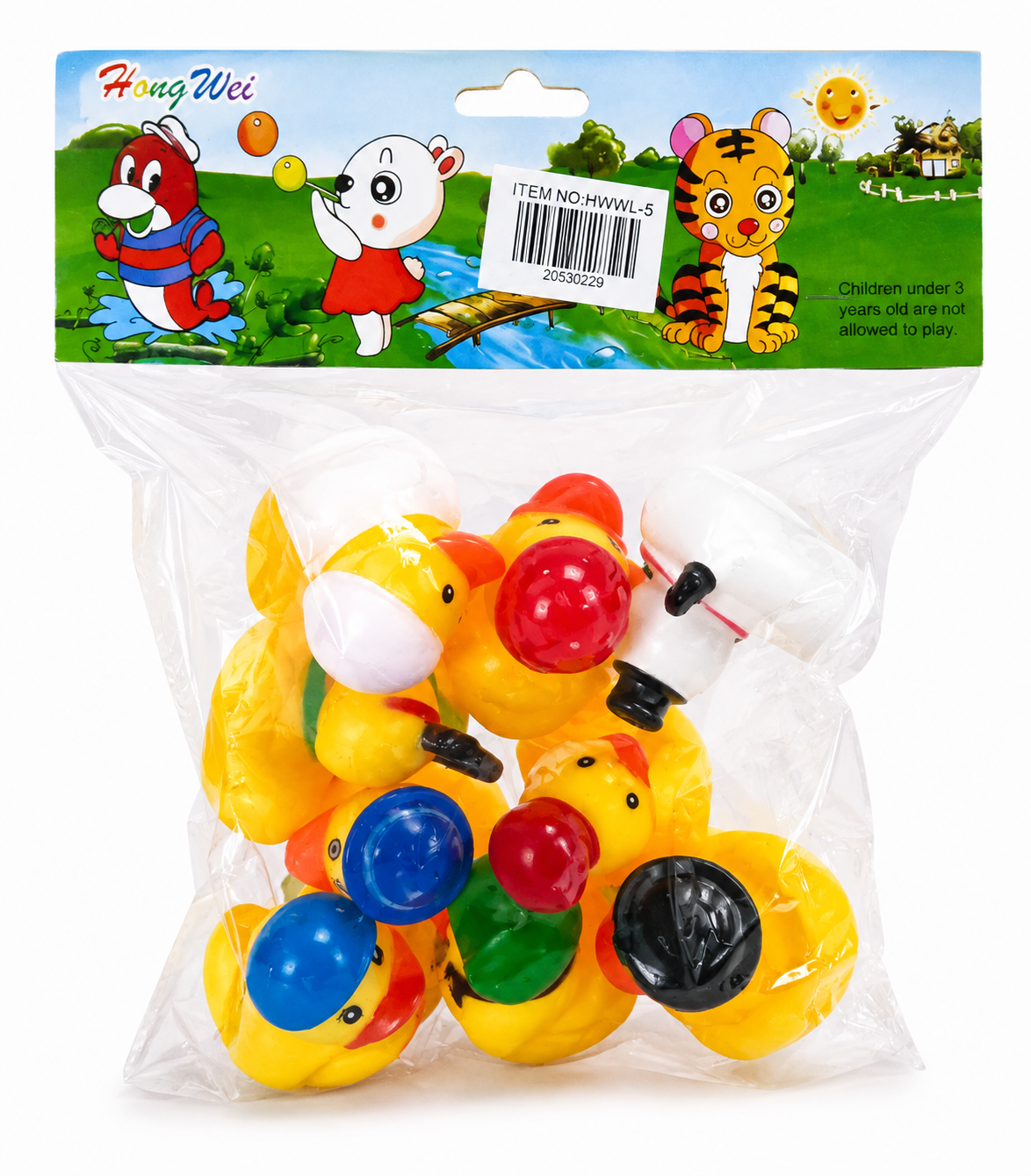 🐥🌈 Fun Character Bath Ducks