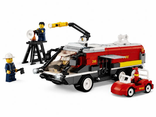 🚒 BUILD. RESCUE. SAVE THE DAY! Fire Rescue Building Set 381PCS 🔥