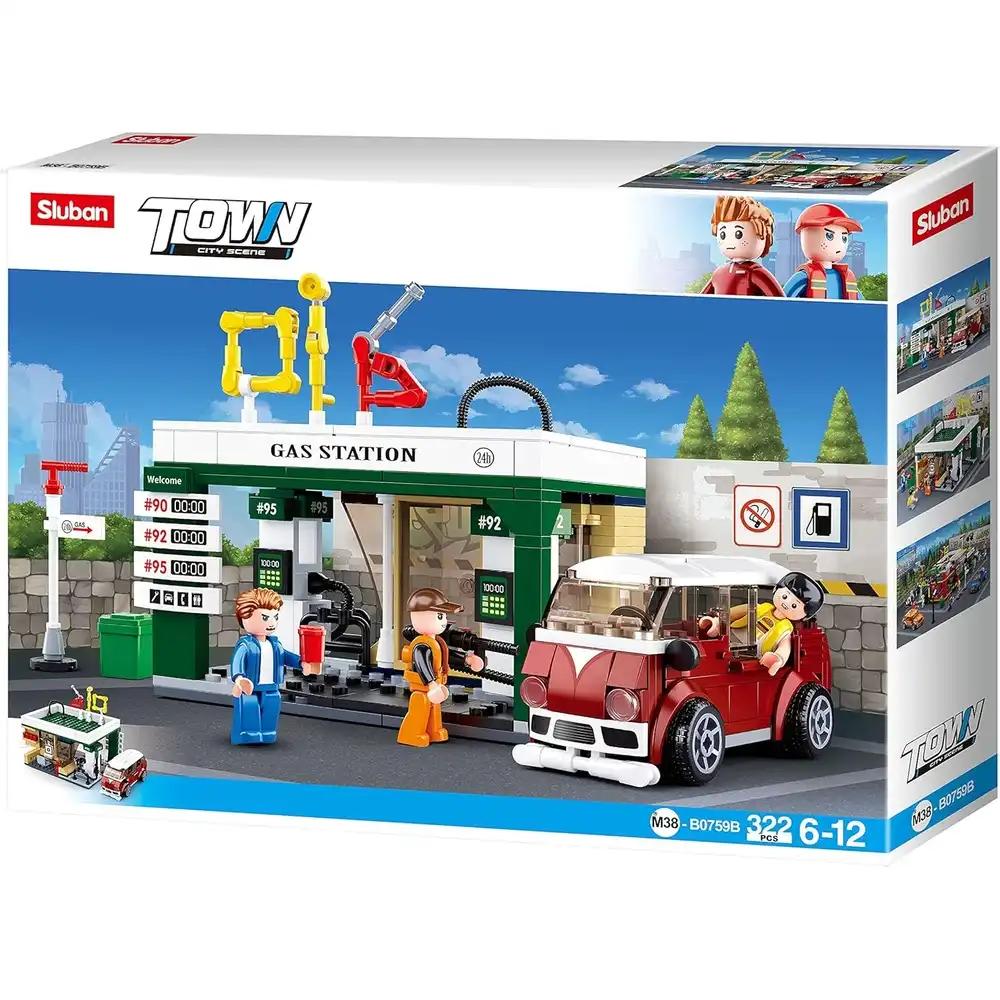 GAS STATION 322 PCS- Build Your Own Gas Station ⛽🚗