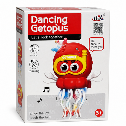 🐙🎶 Dancing Musical Octopus – Let’s Rock & Play!
