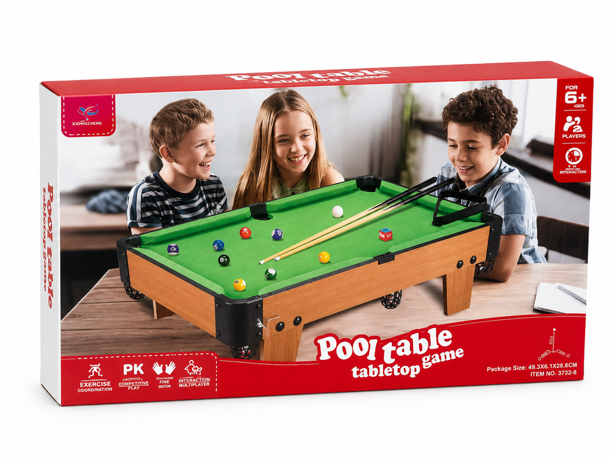 🎱🔥 Tabletop Pool Game – Rack ’Em Up & Let the Fun Begin!