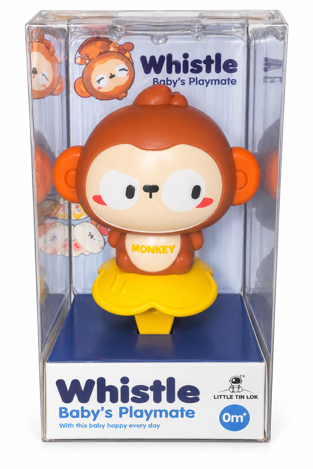 Whistle Baby’s Playmate – Musical Monkey Toy 🎶