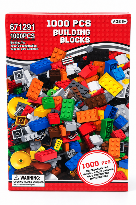 1000-Piece Building Blocks Set 🧱🌈