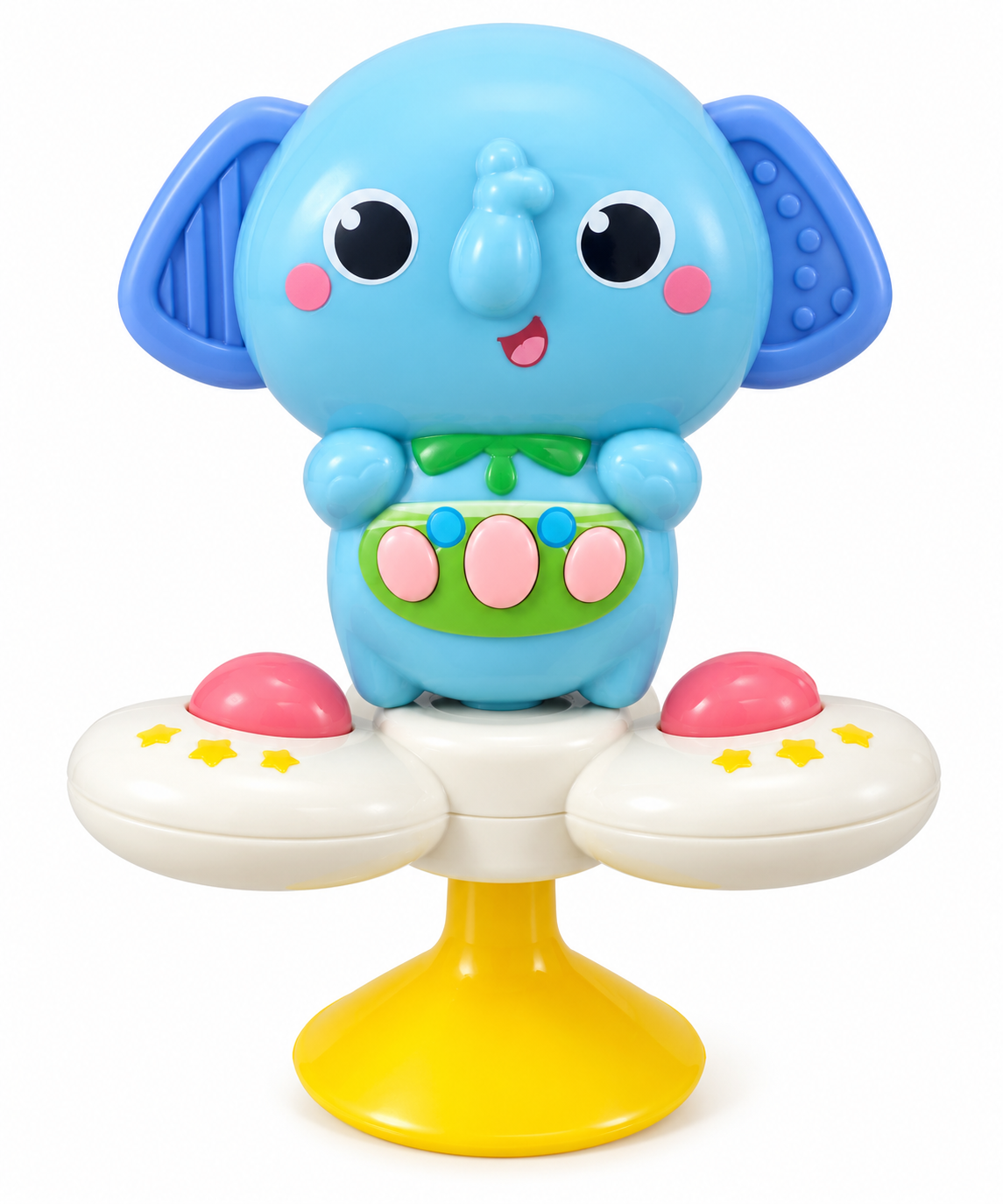 Musical Light-Up Suction Cup Elephant Toy