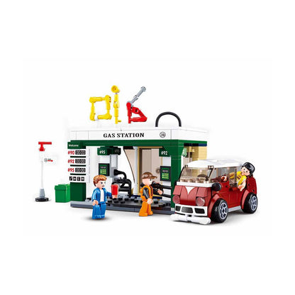 GAS STATION 322 PCS- Build Your Own Gas Station ⛽🚗