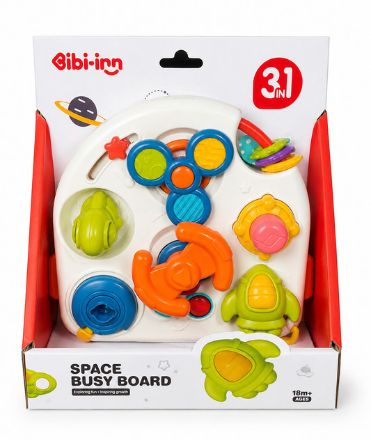 🚀🪐 3-in-1 Space Busy Board – Little Hands, BIG Adventures!