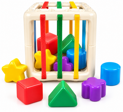 🌈👶 Baby Shape Discovery Box – Little Hands, Big Learning!