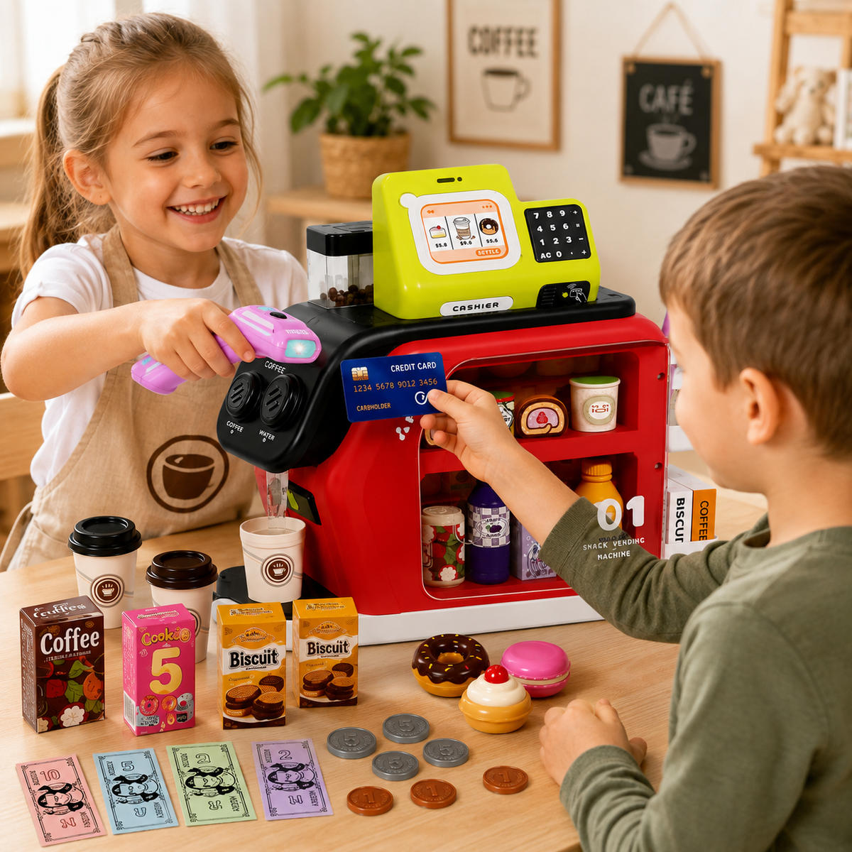 ☕ LITTLE BARISTAS, BIG IMAGINATIONS! 🧁✨