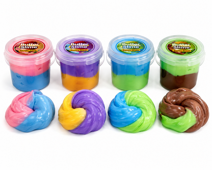 🌈 BUTTER SLIME BULK BOX – 24 PIECES 🧈✨
