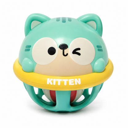 🐱 Kitten Sensory Ball – Shake, Rattle & Discover!