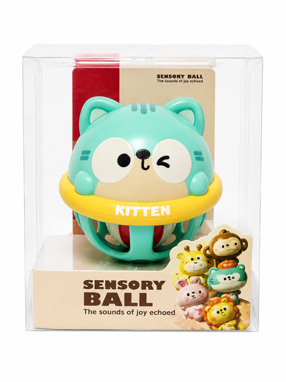 🐱 Kitten Sensory Ball – Shake, Rattle & Discover!