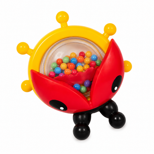 🐞🌈 Baby Bell Sensory Rattle