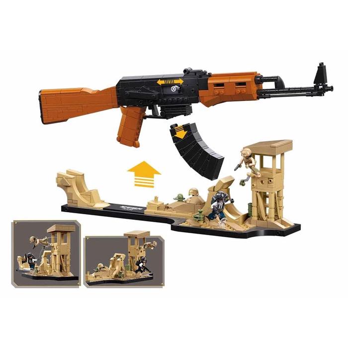 AK-47 ModelBricks -Building Block Set 647 PCS