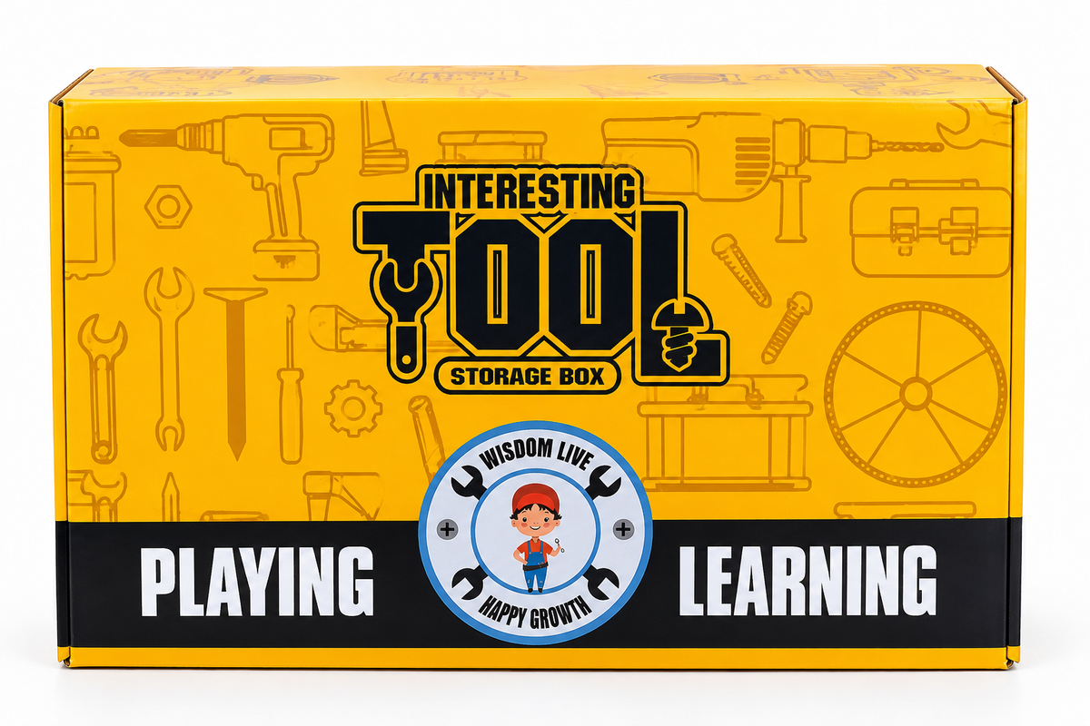 Little Builder's 5-Piece Tool Case Set – Big Tools for Little Imaginations! 🔧🛠️