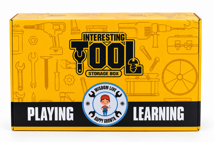 Little Builder's 5-Piece Tool Case Set – Big Tools for Little Imaginations! 🔧🛠️