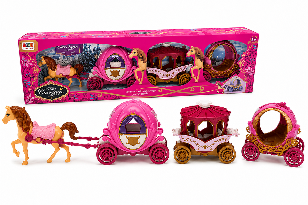 👑✨ Magical Princess Horse & Carriage Playset 🐴💖