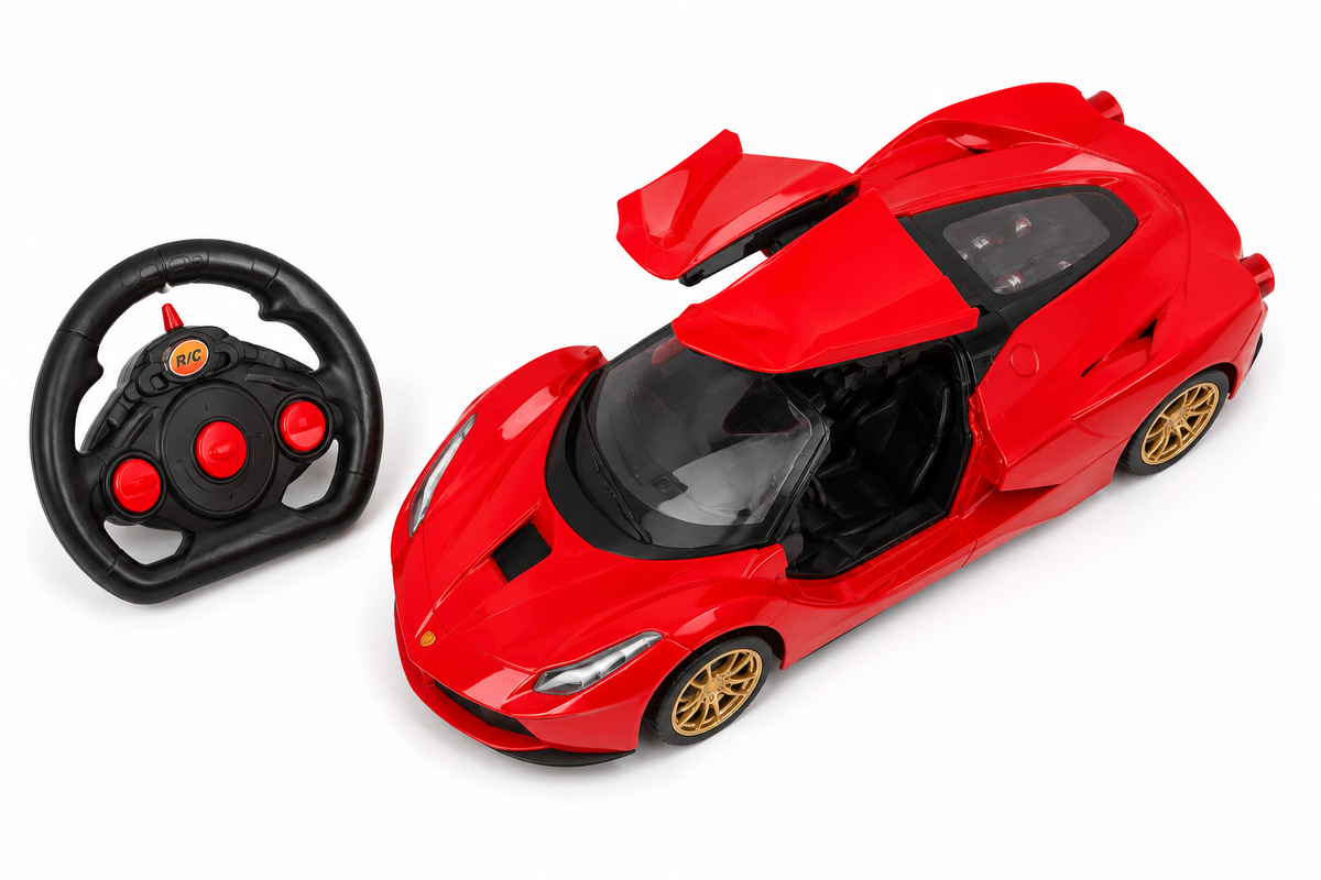 🏎️ Remote Control Supercar with Opening Doors 🚗✨