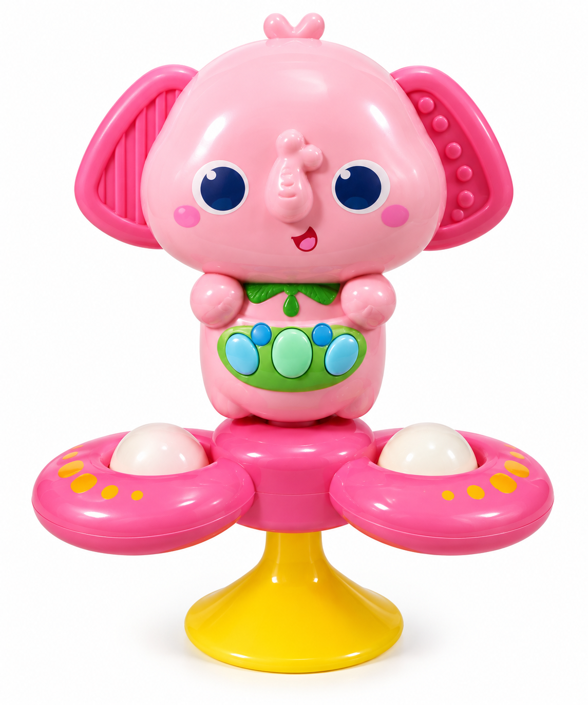 Musical Light-Up Suction Cup Elephant Toy