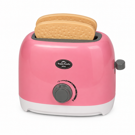🍞✨ Mini Pink Pretend-Play Toaster – Little Kitchen, BIG Imagination! 💕