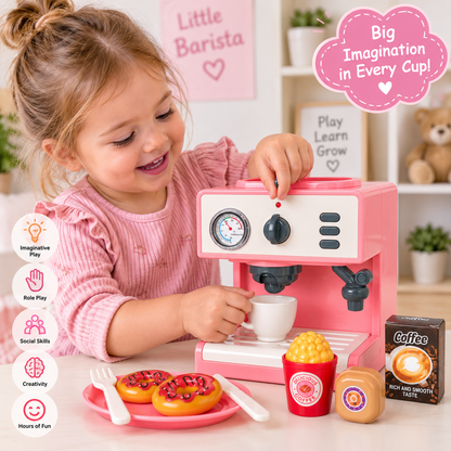 ☕💗 Little Barista Coffee Maker Play Set