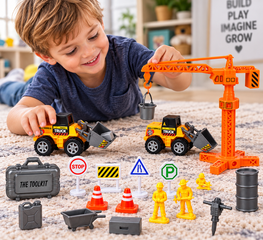 Truck Construction Play Set