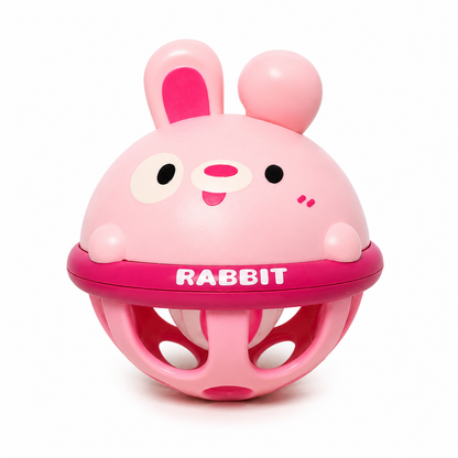 🐰💗 Rabbit Sensory Rattle Ball