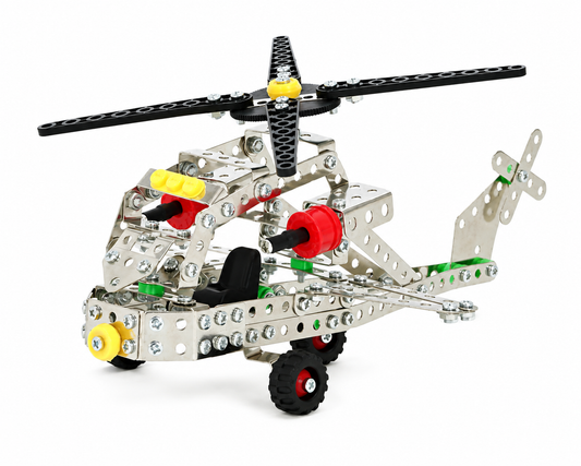 287 Piece Alloy Helicopter Construction Set Ages 8+