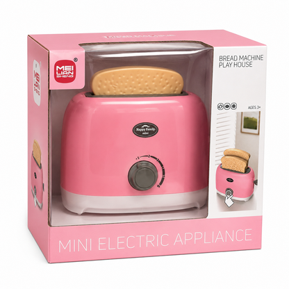 🍞✨ Mini Pink Pretend-Play Toaster – Little Kitchen, BIG Imagination! 💕