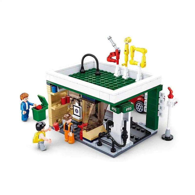 GAS STATION 322 PCS- Build Your Own Gas Station ⛽🚗