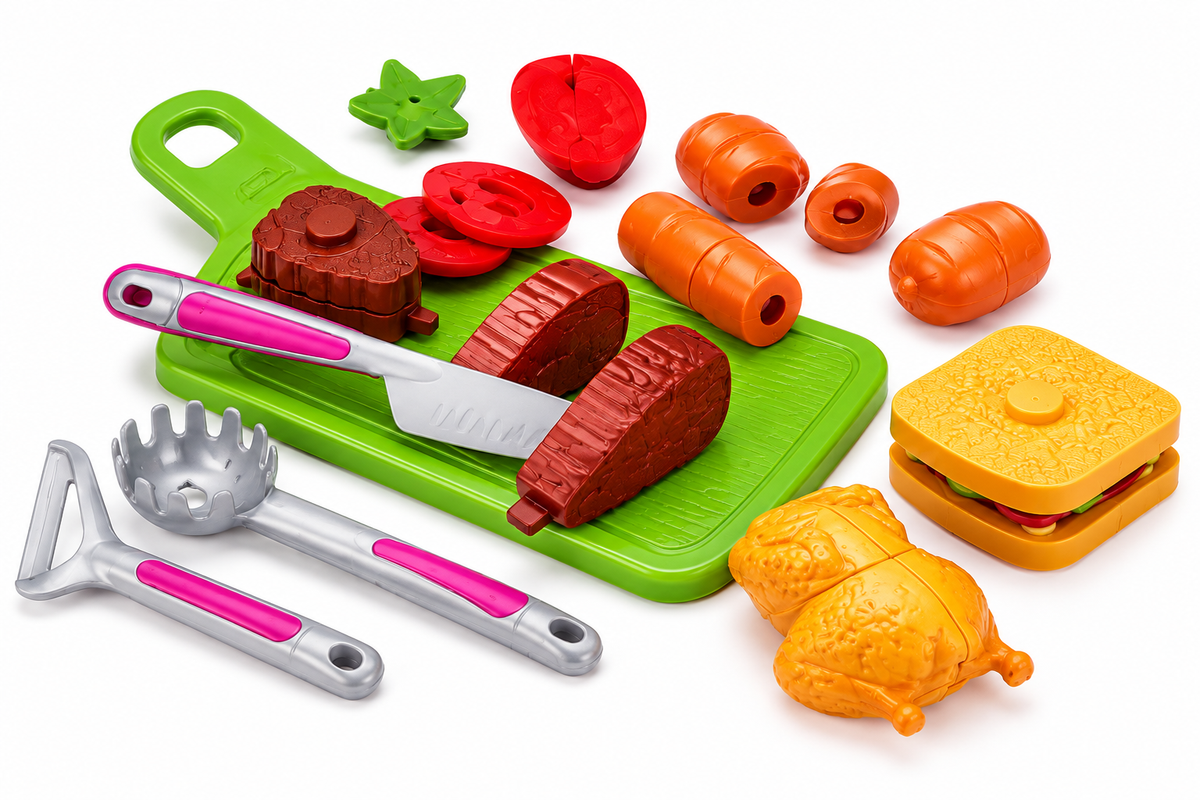 🍓 SLICE, SERVE & PLAY! 👩‍🍳✨ CUT FOOD SET